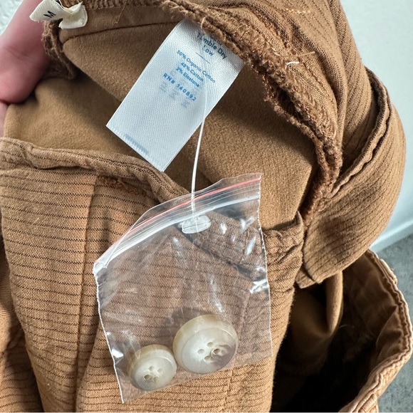 Marine Layer Mens Hudson Relaxed Cropped Pant in Faded Chestnut Size Medium - Picture 10 of 13